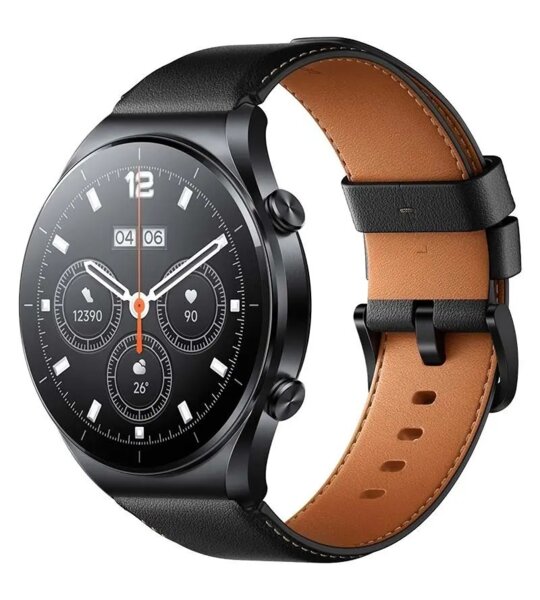 Ремешок Xiaomi Mi Watch S1 кожаный черный