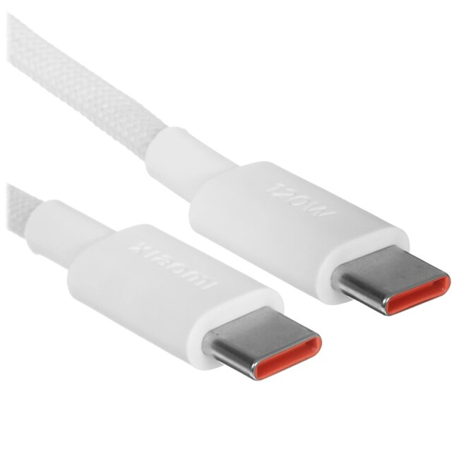 Дата-кабель type-c - type-c Xiaomi 6A Braided 1м