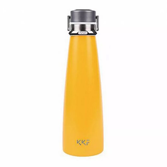 Термобутылка KissKissFish Smart Vacuum Bottle Yellow
