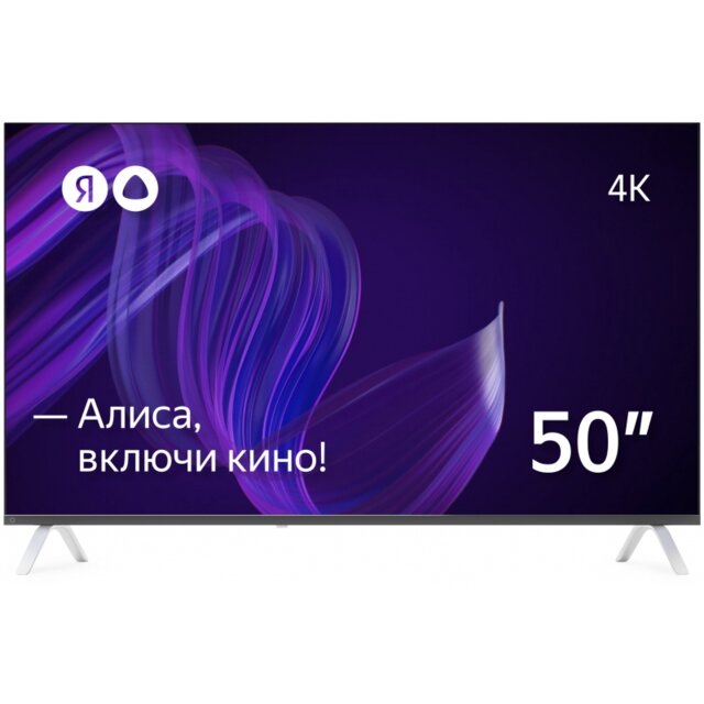 Телевизор жидкокристаллический Yandex 50" с Алисой YNDX-00072